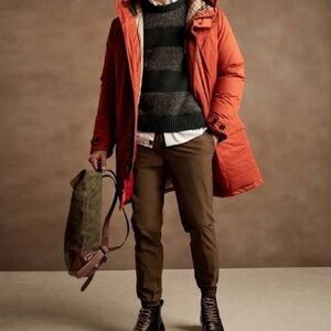 Banana Republic slim motion tech jogger, medium, brown